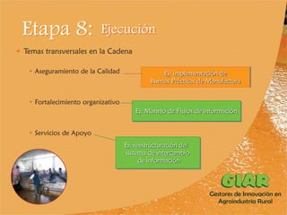 Experiencia Gestores de Innovación en Agroindustria Rural (GIAR) en el Cauca, Colombia