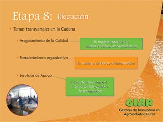 Experiencia Gestores de Innovación en Agroindustria Rural (GIAR) en el Cauca, Colombia
