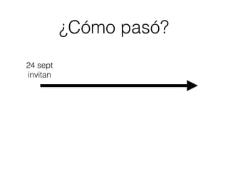 ¿Cómo pasó?
24 sept
invitan
 