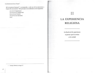 Experiencia religiosa pdf