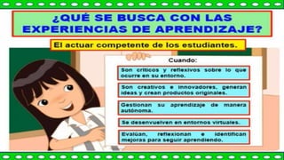 Experiencias de Aprendizaje ppt
