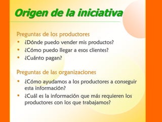 SIDER - Sistema de Información para el Desarrollo Empresarial Rural