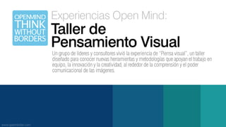 Experiencias open mind taller de pensamiento visual