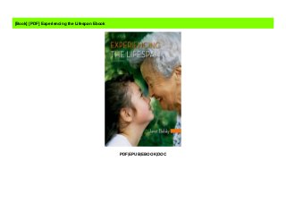 Pdf Experiencing The Lifespan Ebook
