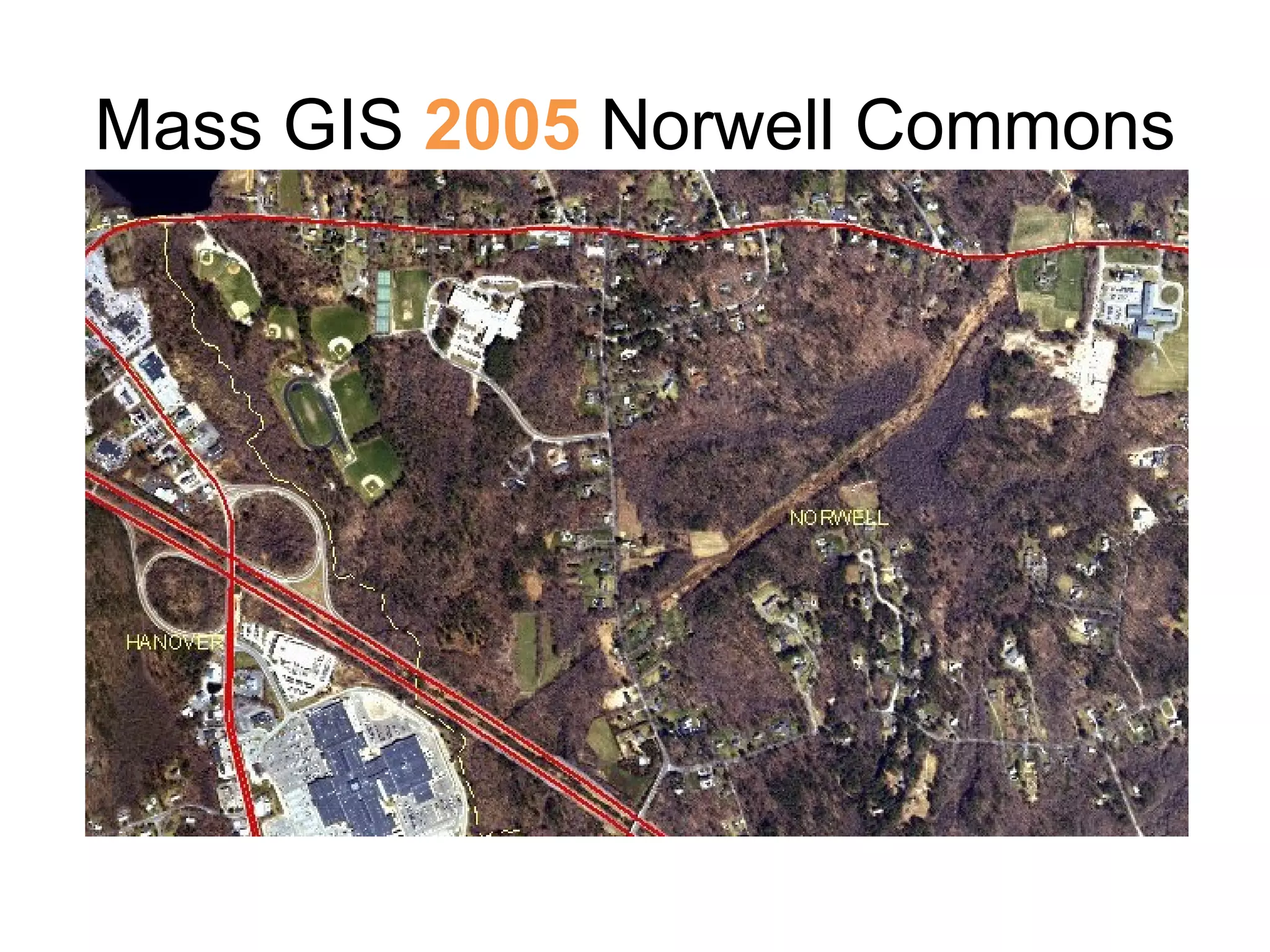 Mass GIS  2005  Norwell Commons 