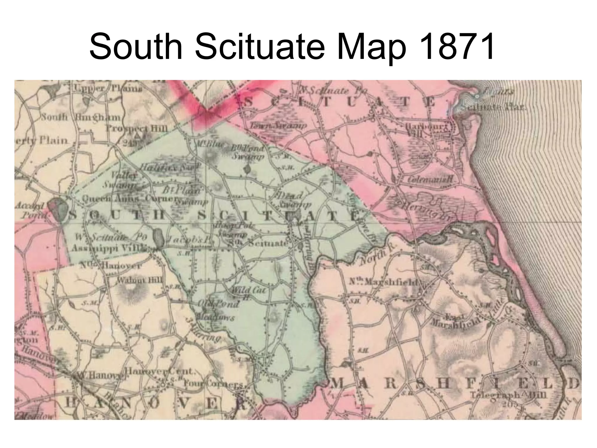 South Scituate Map 1871  