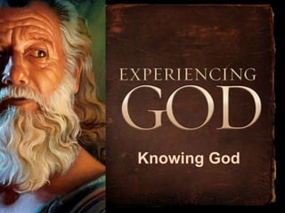 Knowing God
 
