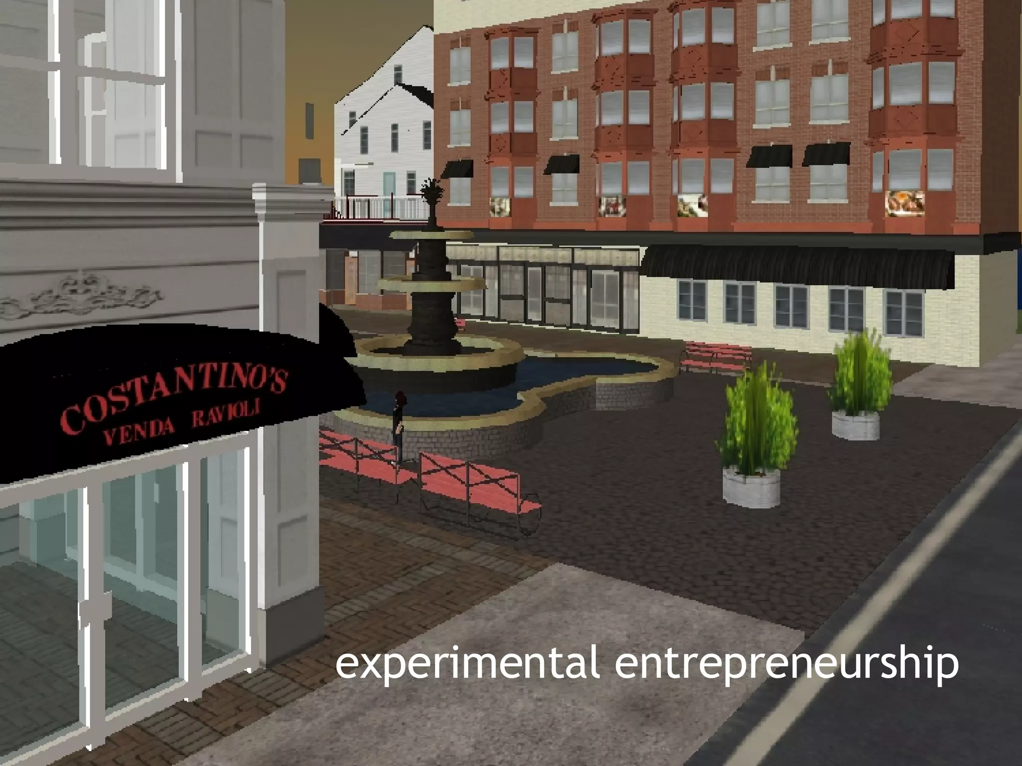 experimental entrepreneurship 