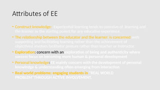 Experiential learning , ACTIVE LEARNING & REFLECTION | PPTX