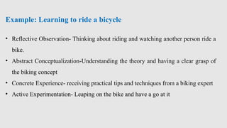 Experiential learning , ACTIVE LEARNING & REFLECTION | PPTX