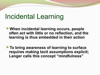 Experiential learning and reflective practice 7 17-13 | PPT