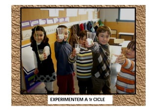 EXPERIMENTEM A 1r CICLE
 