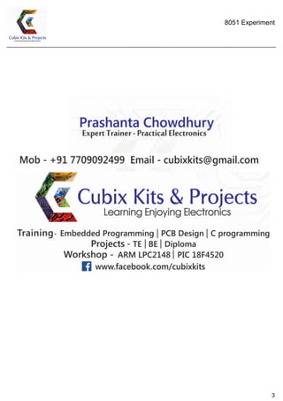 3
8051 Experiment
 
