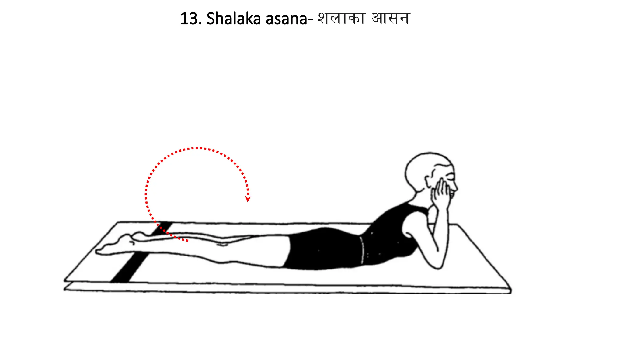 13. Shalaka asana- शलाका आसन
 
