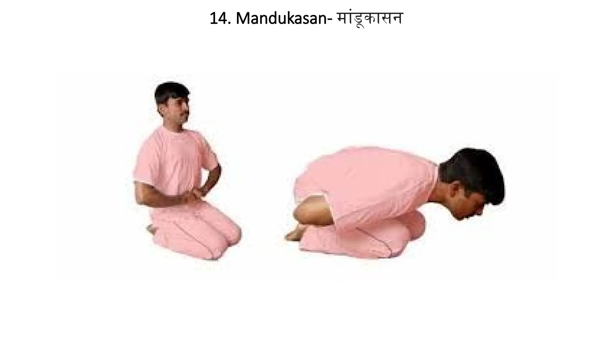 14. Mandukasan- मांडूकासन
 