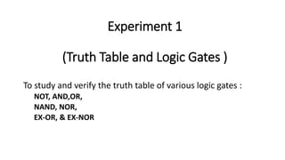 Experiment 1- UCS 704_ESD engineering money waste | PPT
