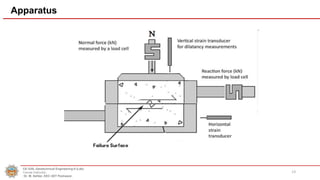 Direct Shear Test Lab Report.pdf Experiment 1 Direct Shear Test.pdf(Geotechnical engineering) | PDF