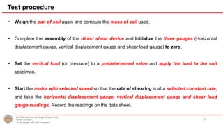 Direct Shear Test Lab Report.pdf Experiment 1 Direct Shear Test.pdf(Geotechnical engineering) | PDF
