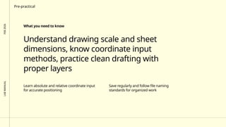 Clean Drafting Labelling Comprehensive Introduction to CAD Fundamentals and Drafting Software | PPTX