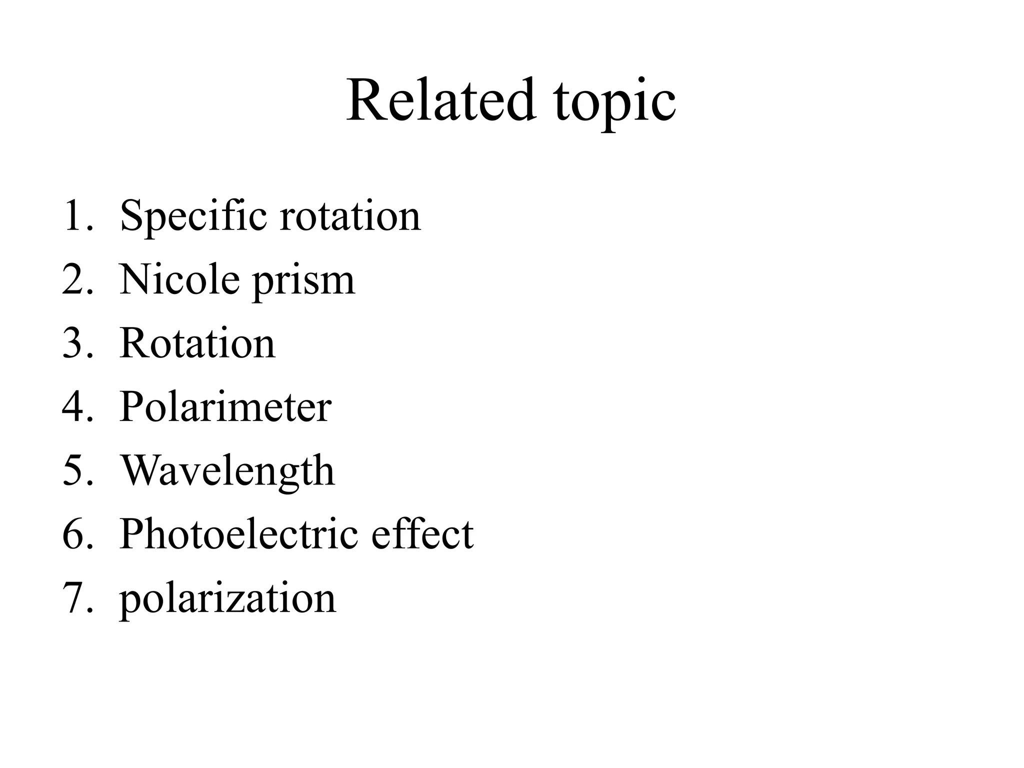 Specific rotation of sugar cane solution | PPTX