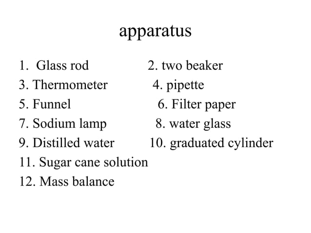 Specific rotation of sugar cane solution | PPTX