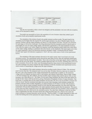 Experiment 6, 3-Stage BJT Amplifier Design Project
