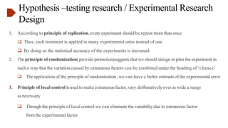 This presentation explains about experimental design-formal methods | PDF
