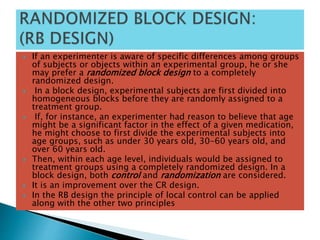 Experimental design | PPTX