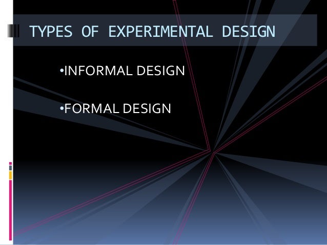 informal design