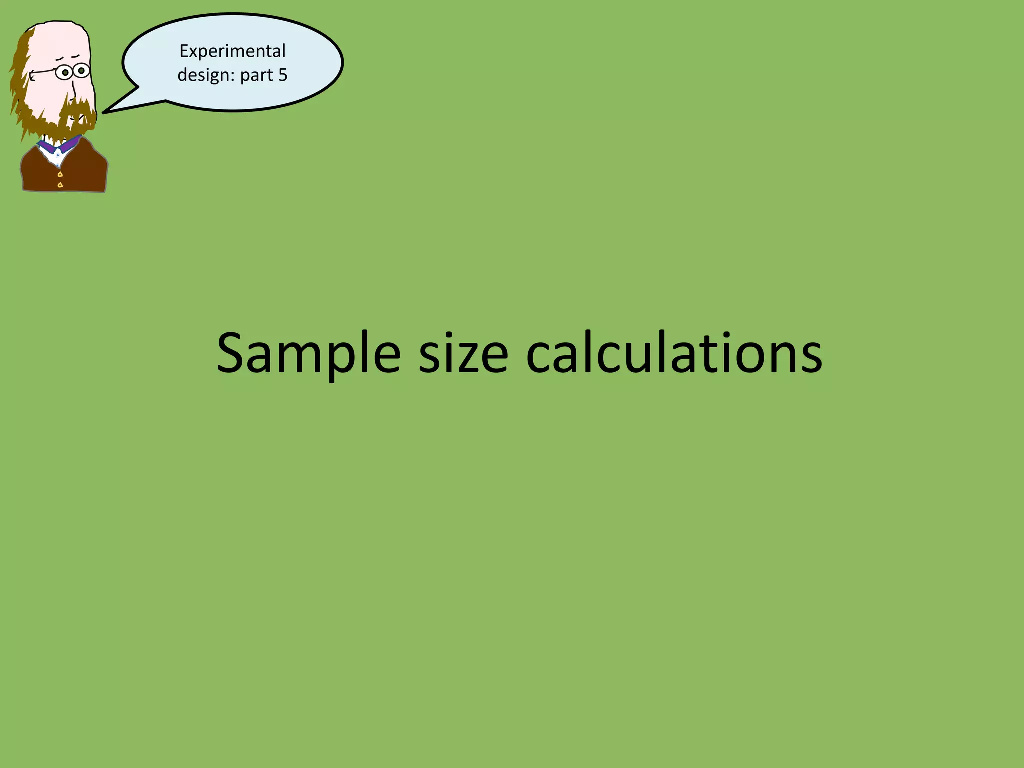 Split Sample Size Animation Experimental design cartoon part 5 sample size | PPTX | Biological ...