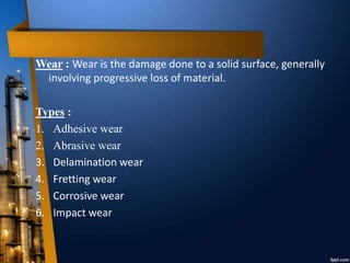 EXPERIMENTAL INVESTIGATION OF FRICTION COEFFICIENT AND WEAR RATE OF ...