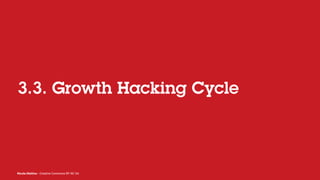 Nicola Mattina - Creative Commons BY NC SA
3.3. Growth Hacking Cycle
 