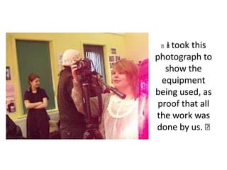 ﻿I took this
photograph to
   show the
  equipment
being used, as
 proof that all
the work was
done by us. ﻿
 