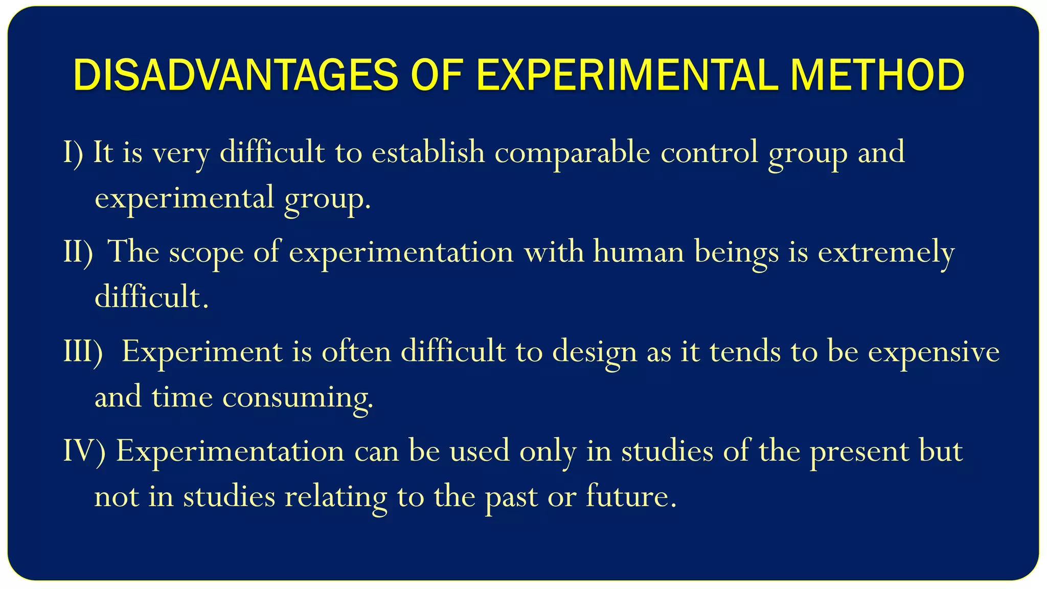 Experimental Research Design - Meaning, Characteristics and Classification
