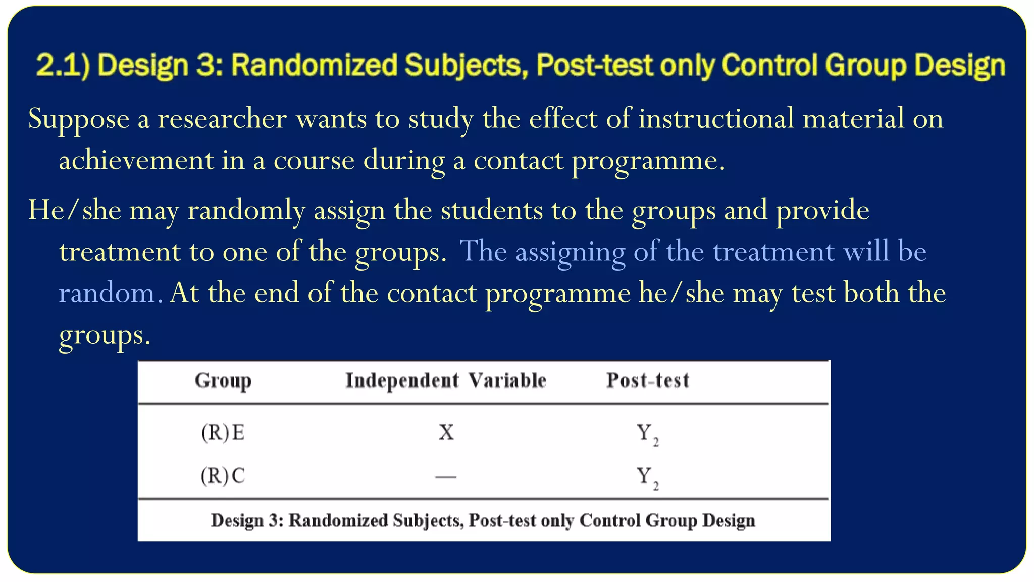 Experimental Research Design - Meaning, Characteristics and Classification