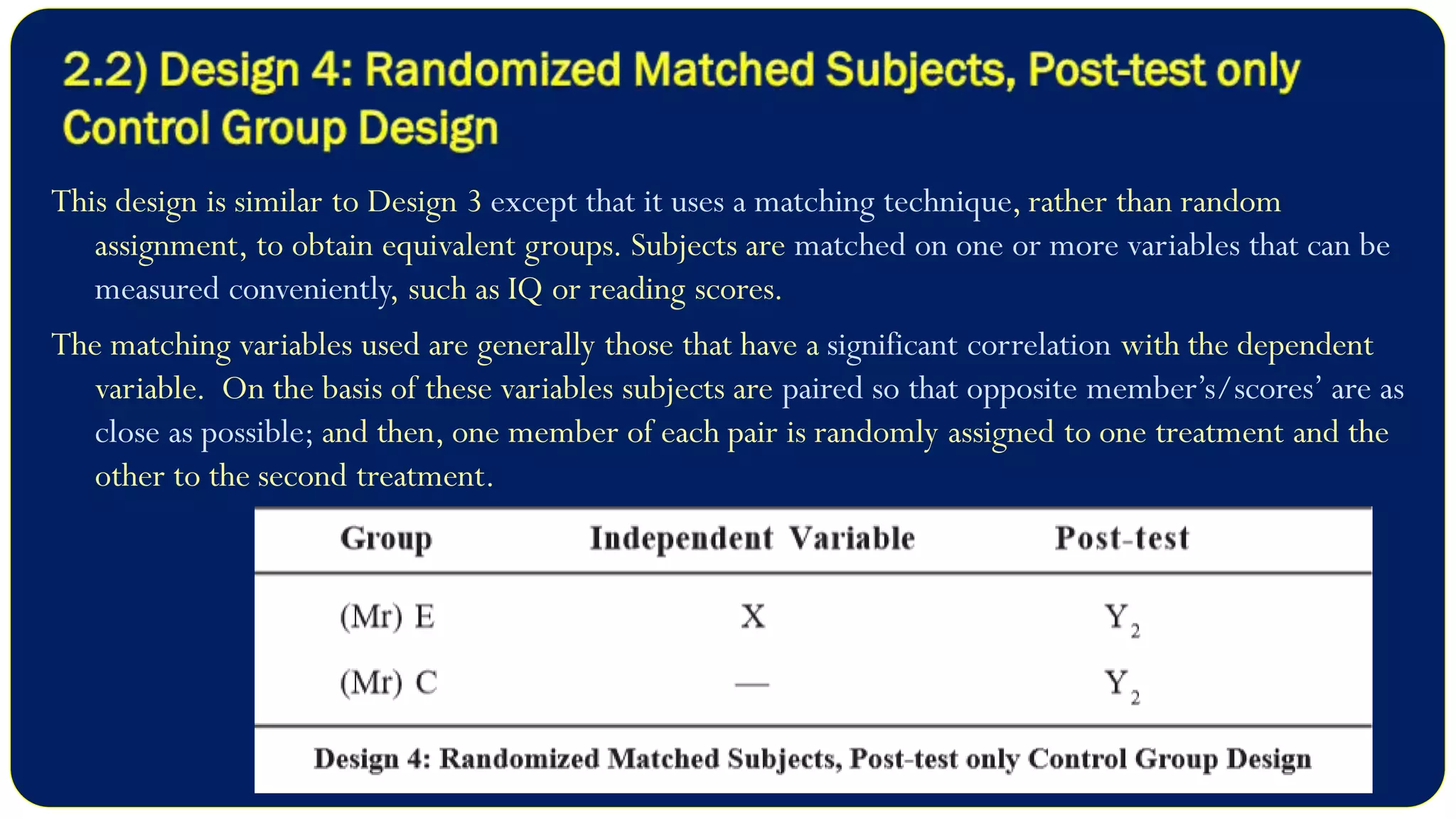 Experimental Research Design - Meaning, Characteristics and Classification