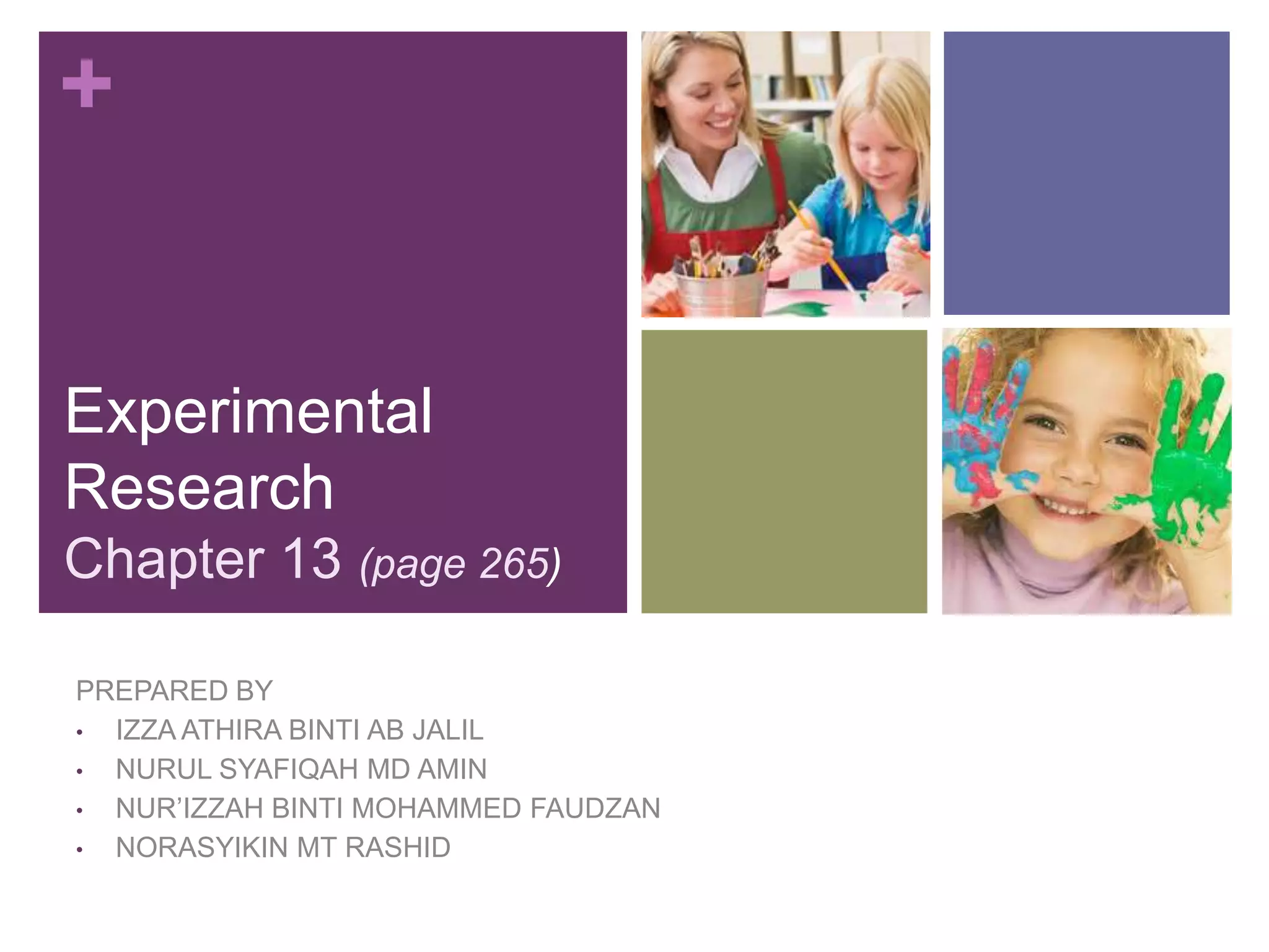 Experimental research | PPT