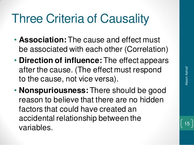 which research design will allow cause and effect conclusions