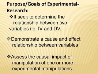 Experimental Research