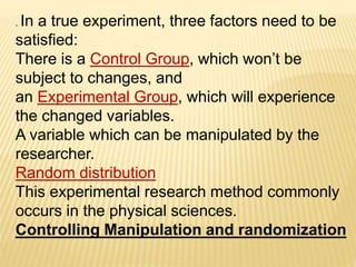 Experimental Research