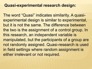 Experimental Research