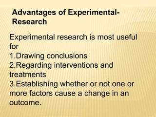 Experimental Research
