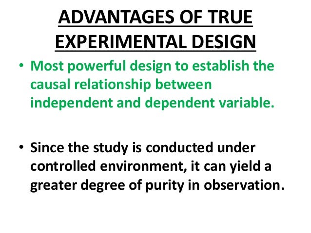 Experimental Research Design