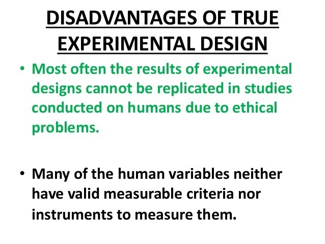 Experimental Research Design