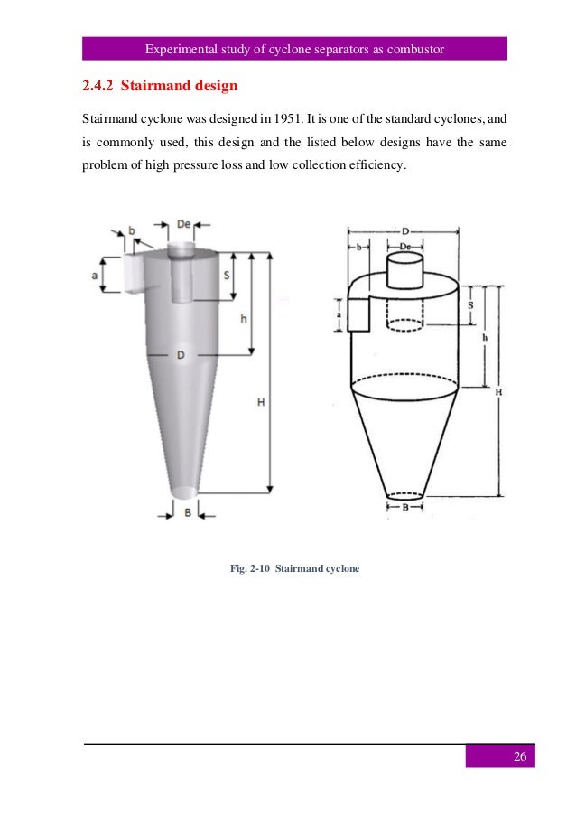 Experimental study of cyclone seperators as combustor 1