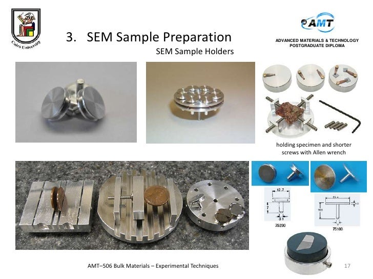 Experimental techniques sem