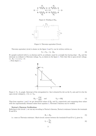 Experimental Verification Of Network Theorems Ugc Practical Physics S Paul Pdf Experimental Verification Of Network Theorems Ugc Practical Physics S Paul Pdf
