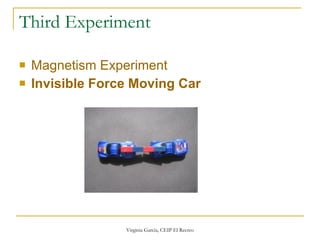 Third Experiment Magnetism Experiment Invisible Force Moving Car   