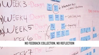 NO FEEDBACK COLLECTION, NO REFLECTION
 