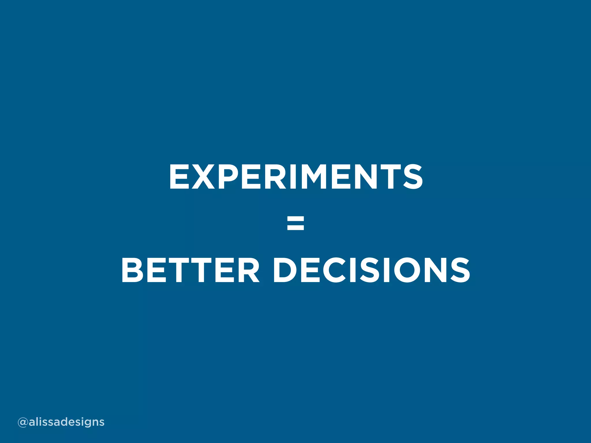 Lean Experiments for Agile Teams | PPT